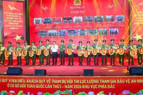 Thượng tướng Lê Văn Tuyến dự khai mạc Hội thi lực lượng tham gia 58win com ANTT ở cơ sở giỏi toàn quốc lần thứ I, năm 2026 - khu vực phía Bắc tại game 58win